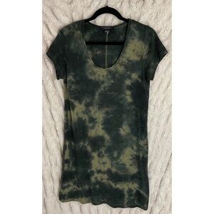 Social Standard By Sanctuary Tie Dye Short Sleeve T-Shirt Dress